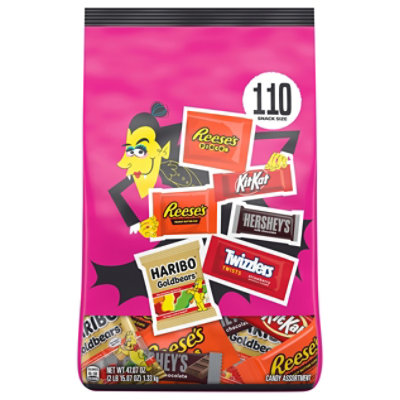【supermarket】class / CCES08UNI A Hershey Assorted Flavored Snack Size Halloween Candy Bulk