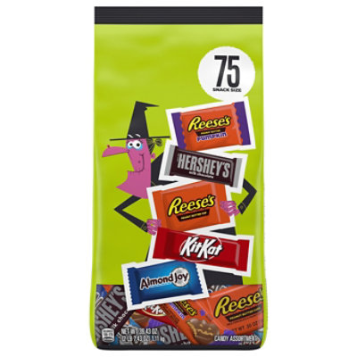 Hershey Assorted Flavored Snack Size Halloween Candy Bulk Bag Multipack - 75-39.43 Oz - Image 3