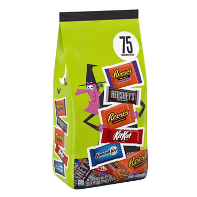 Hershey Assorted Flavored Snack Size Halloween Candy Bulk Bag Multipack - 75-39.43 Oz - Image 2