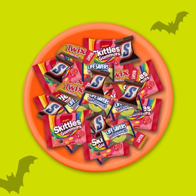 SNICKERS SKITTLES Gummies TWIX & LIFE SAVERS Gummies Halloween Candy - 40 Count - Image 2