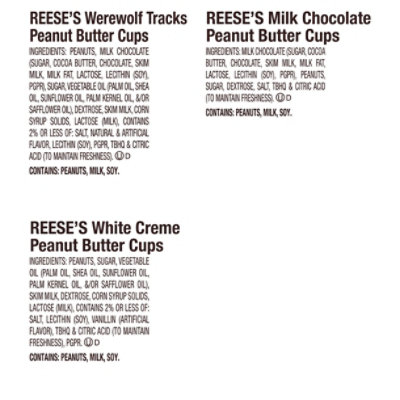 Reeses Assorted Flavored Snack Size Peanut Butter Cups Halloween Candy Multipack - 65-35.75 Oz - Image 5