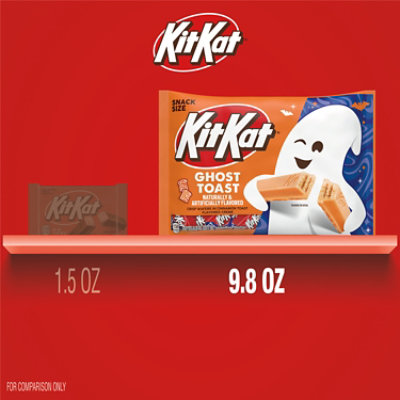 Kit Kat Ghost Toast Cinnamon Toast Flavored Creme Wafer Snack Size Halloween Candy Bag - 9.8 Oz - Image 5