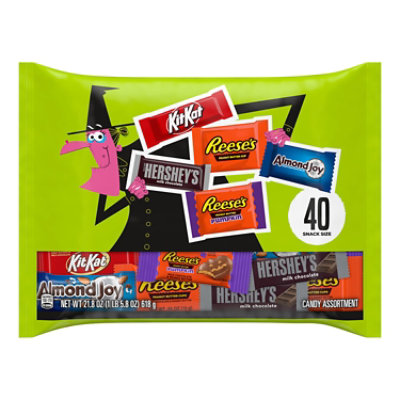 Hershey Assorted Chocolate Flavored Snack Size Halloween Candy Bag Multipack - 40-21.8 Oz - Image 2