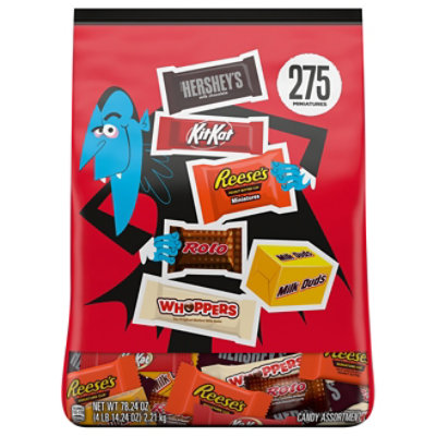 Hershey Miniatures Assorted Flavored Halloween Candy Bulk Bag Multipack - 275-78.24 Oz - Image 3