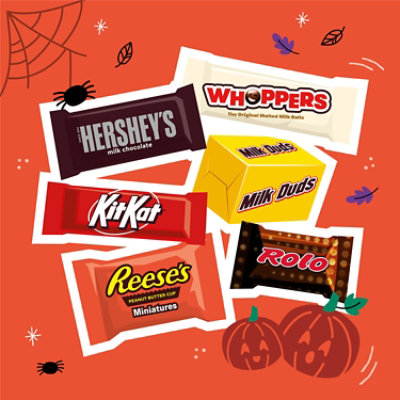 Hershey Miniatures Assorted Flavored Halloween Candy Bulk Bag Multipack - 275-78.24 Oz - Image 4