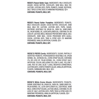 Reeses Assorted Peanut Butter Snack Size Halloween Candy Bag Multipack - 35-19.39 Oz - Image 4