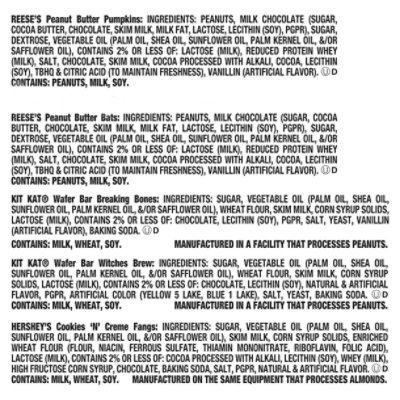 Hersheys Kit Kat And Reeses Assorted Flavored Snack Size Halloween Candy Multipack - 35-18.41 Oz - Image 4