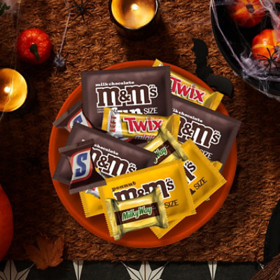 M&M'S M&M'S Peanut SNICKERS TWIX & MILKY WAY Halloween Candy Variety - 160 Count - Image 2