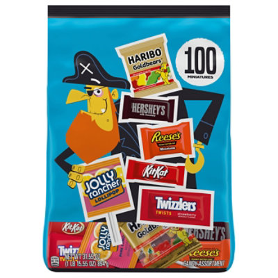 Hershey Miniatures Assorted Flavored Halloween Candy Bulk Bag Multipack - 100-31.55 Oz - Image 3