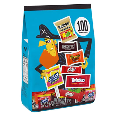 Hershey Miniatures Assorted Flavored Halloween Candy Bulk Bag - 31.55 Oz - Image 1