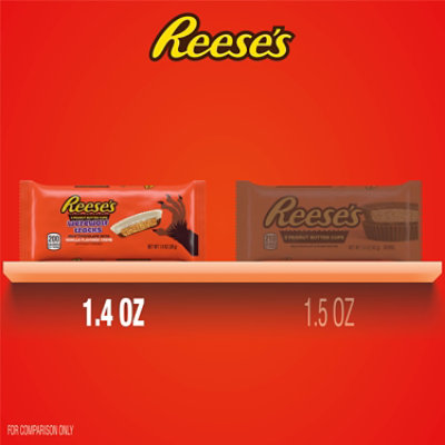 Reeses Milk Chocolate And Vanilla Flavored Creme Peanut Butter Cups Halloween Candy - 1.4 Oz - Image 5