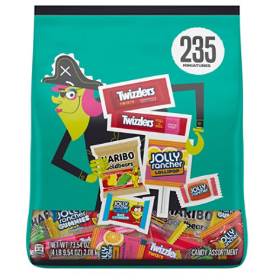 Haribo Jolly Rancher And Twizzlers Assorted Fruit Flavored Halloween Candy Multipack -  235-73.54 Oz - Image 3