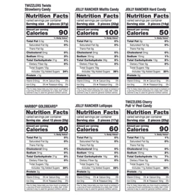 Haribo Jolly Rancher And Twizzlers Assorted Fruit Flavored Halloween Candy Multipack -  235-73.54 Oz - Image 3