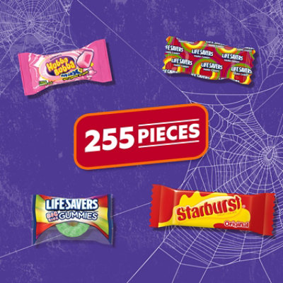 STARBURST Original LIFE SAVERS & HUBBA BUBBA Max Halloween Candy Variety - 255 Count - Image 3
