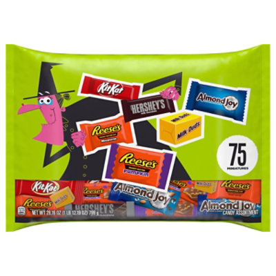 Hershey Miniatures Assorted Chocolate Flavored Halloween Candy Bag Multipack - 75-28.19 Oz - Image 3