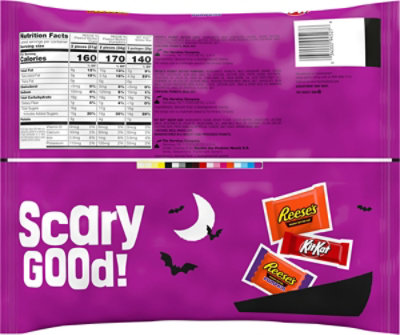 Kit Kat And Reeses Assorted Milk Chocolate Snack Size Halloween Candy Multipack - 40-21.76 Oz - Image 6