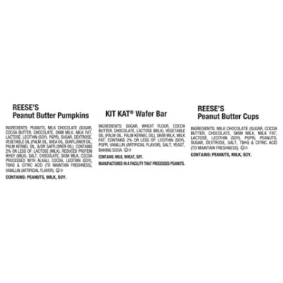 Kit Kat And Reeses Assorted Milk Chocolate Snack Size Halloween Candy Multipack - 65-35.93 Oz - Image 4