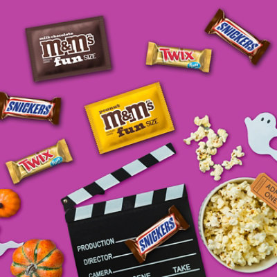 M&M'S SNICKERS & TWIX Milk Chocolate Halloween Candy - 14.02 Oz - Image 4