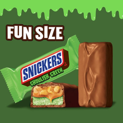 SNICKERS Ghoulish Green Milk Chocolate Halloween Candy Bars - 16.79 Oz - Image 2