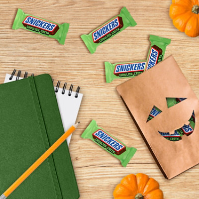 SNICKERS Ghoulish Green Milk Chocolate Halloween Candy Bars - 16.79 Oz - Image 4
