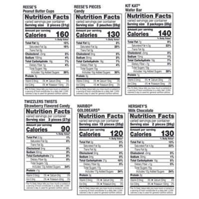 Hershey Assorted Flavored Snack Size Halloween Candy Bulk Bag Multipack - 85-39.08 Oz - Image 3