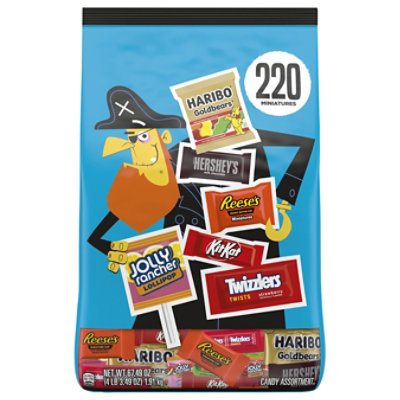 Hershey's Miniatures Assorted Flavored Halloween Candy Bulk Bag - 220 Piece - 67.49 Oz - Image 3