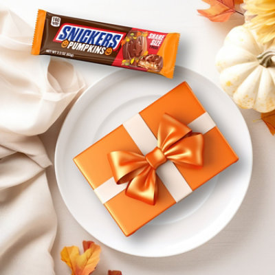 SNICKERS Pumpkins Chocolate Halloween Candy Bars Share Size - 2.2 Oz - Image 5
