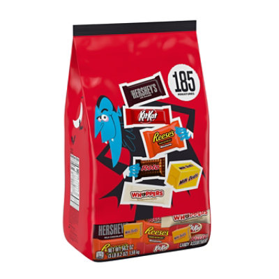 Hershey's Miniatures Assorted Flavored Halloween Candy Bag Multipack - 185 Piece - 56.2 Oz - Image 1