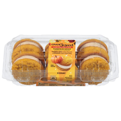 Overjoyed Pumpkin Spice Sandwich Cookies - 7.75 OZ - Image 2