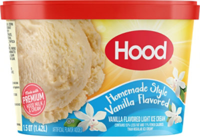 Hood Homemade Style Vanilla Flavored Ice Cream - 1.5 Quart - Image 6