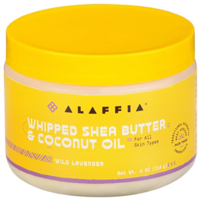 Alaffia Whipped Shea Butter & Coconut Oil Wild Lavender - 4 OZ - Image 3