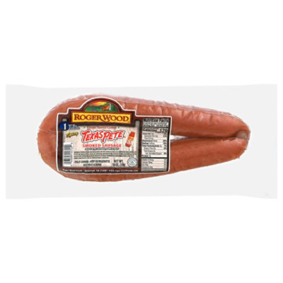 Roger Wood Texas Pete Smoked Sausage, 16 Oz - 16 OZ - Image 3