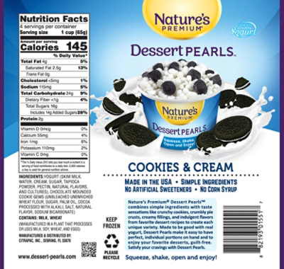 Natures Premium Dessert Pearls Cookies & Cream - 9.2 OZ - Image 6