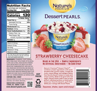 Natures Premium Dessert Pearls Strawberry Cheesecake - 9.2 OZ - Image 6