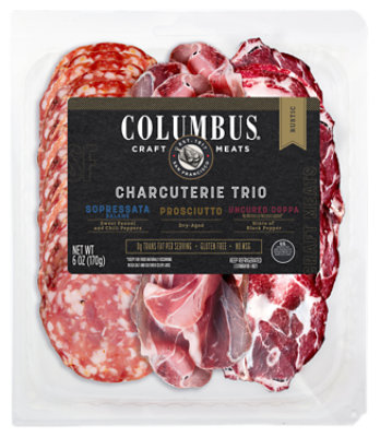 Columbus Charcuterie Trio Mild - 6 OZ - Image 1