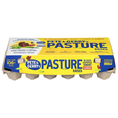 Pete & Gerry's Pasture Raised Large Eggs 18ct - 18 CT - Image 3