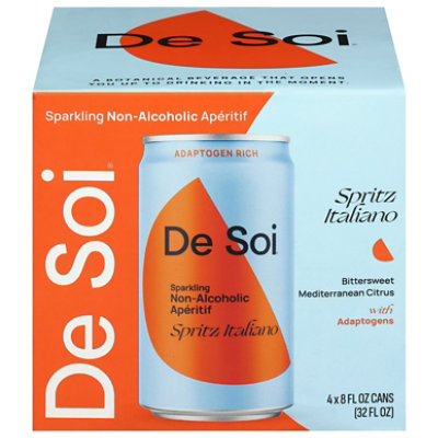 De Soi Spritz Italiano Aperitif Non-alcoholic 4-237 Ml - 4-237ML - Image 1