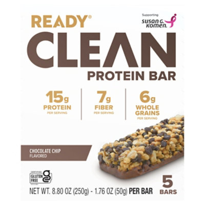 Ready Protein Bar Chocolate Chip - 5 CT - Image 1