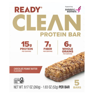 Ready Protein Bar Chocolate Peanut Butter - 5 CT