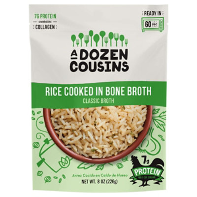 A Dozen Cousins Rice Classic Broth Ready To Eat - 8 OZ - Image 1