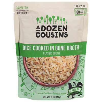 A Dozen Cousins Rice Classic Broth Ready To Eat - 8 OZ - Image 1