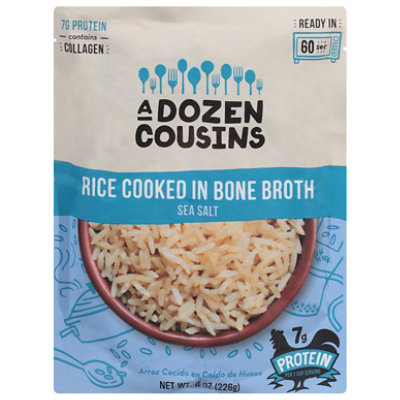 A Dozen Cousins Rice Sea Salt Ready To Eat - 8 OZ - Image 1