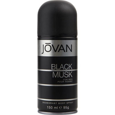 Jovan Black Musk - Blamusk Deodorant Body Spray - 5 Oz - Image 1