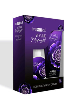 Sanal Magaza - Wemara Dark Midnight Set (Body Mist+Body Cream) - 1 Pack - Image 1