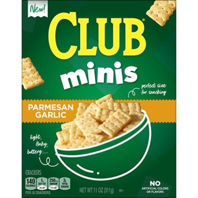 Kelloggs Club Minis Garlic & Parmesan 11oz - 11 OZ - Image 4