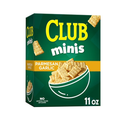 Kelloggs Club Minis Garlic & Parmesan 11oz - 11 OZ - Image 1