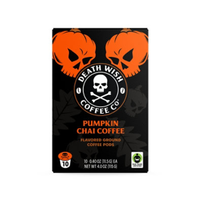 Death Wish Pumpkin Single Serve 10ct - 10 CT - Image 1
