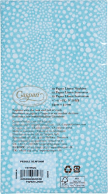 Pebble Seafoam-paper Linen Guest Towel - EA - Image 4
