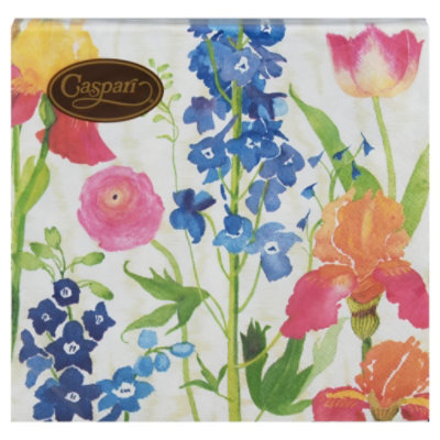 Summer Garden White Luncheon Nakin - EA - Image 1