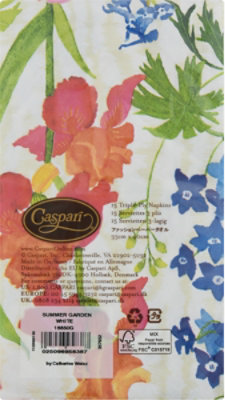 Summer Garden White Guest Towel - EA - Image 4